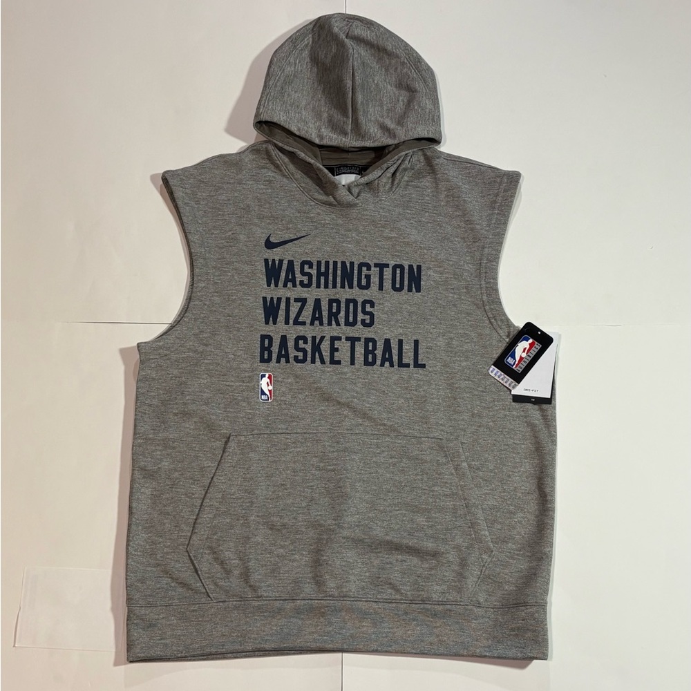 Nike NBA Engineered Washington Wizards Sleeveless Hoodie FB5992-04 men’s LT tall